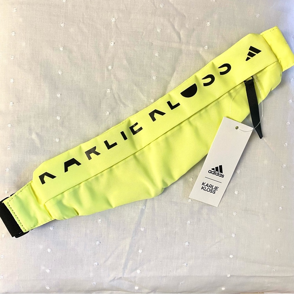 Adidas Karlie Run Belt Karlie Kloss Neon Yellow Belt Bag Nwt